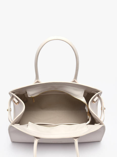 Sac Porté Main Donna Hopper Cuir Lancaster Blanc donna hopper 121 vue secondaire 3
