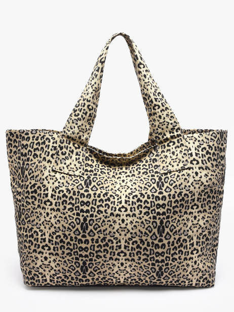 Sac Porté épaule Leopard Coton Miniprix Beige leopard L vue secondaire 3