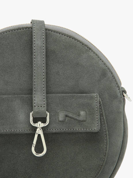 Sac Bandoulière Dorine Cuir Daim Nathan baume Vert nathan 32PS vue secondaire 3