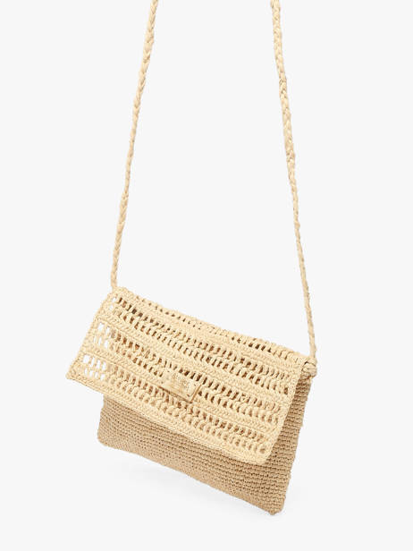 Sac Bandoulière L'atelier Du Crochet Raphia Le voyage en panier Beige l'atelier du crochet AM827 vue secondaire 2