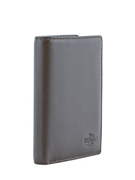 Portefeuille Foulonne Cuir Yves renard Marron foulonne 23419 vue secondaire 1