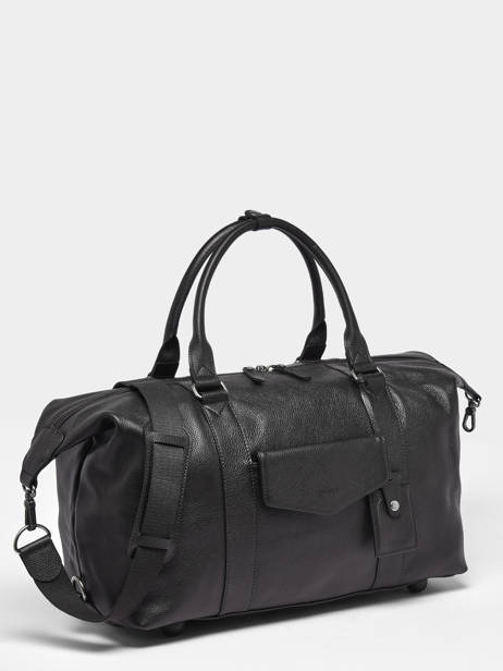 Sac De Voyage Cabine Flandres En Cuir Etrier Noir flandres EFLA991S vue secondaire 3