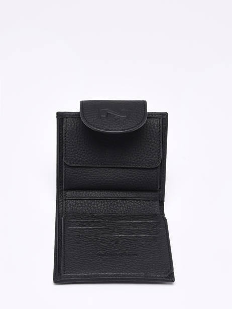 Portefeuille Trifold Cuir Nathan baume Noir original n 116N vue secondaire 1